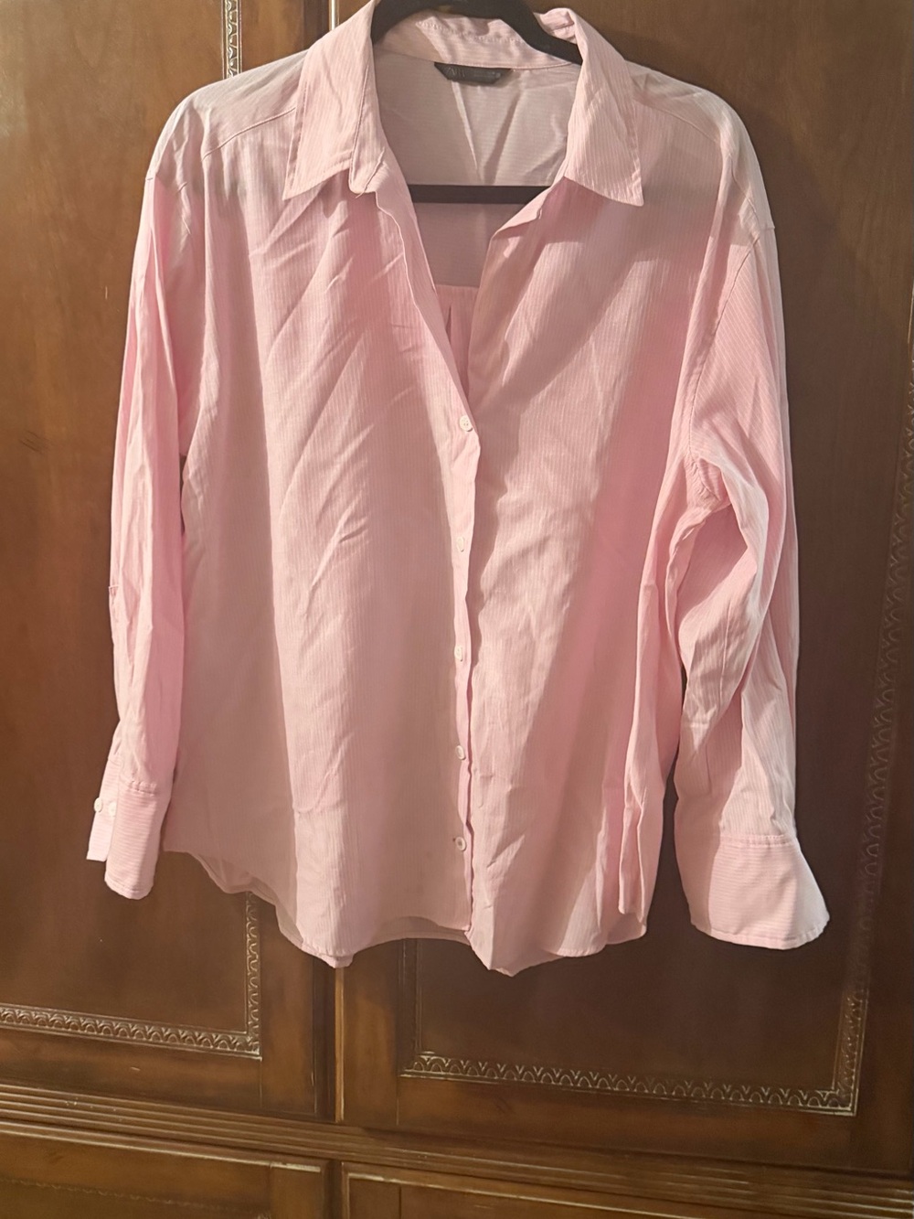 Zara Classic Pink Button-Front Women’s Shirt